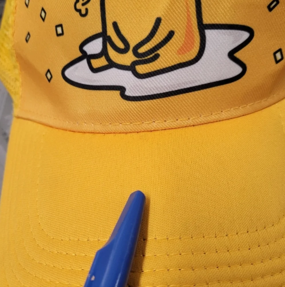 Gudetama Lazy Egg Hat Cap Snapback Sanrio Dont Care Adjustable